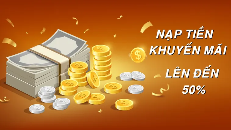 Nạp Lần 2 Tặng 50% Tại Nhà Cái BET168 Khi Tham Gia Ngay